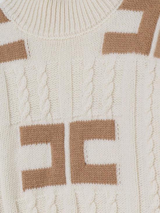 25FW [키즈] 엘리자베타프랜치 풀오버 EFMA171CFL230 D747 White - ELISABETTA FRANCHI