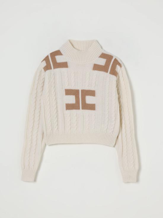 25FW [키즈] 엘리자베타프랜치 풀오버 EFMA171CFL230 D747 White