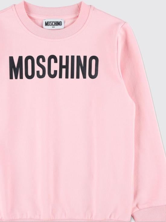25FW [키즈] 모스키노 풀오버 HUF09ILDA21 50209 Pink - MOSCHINO