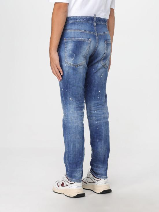 25FW 디스퀘어드2 데님 팬츠 S71LB1711D30010 470 Navy - DSQUARED2