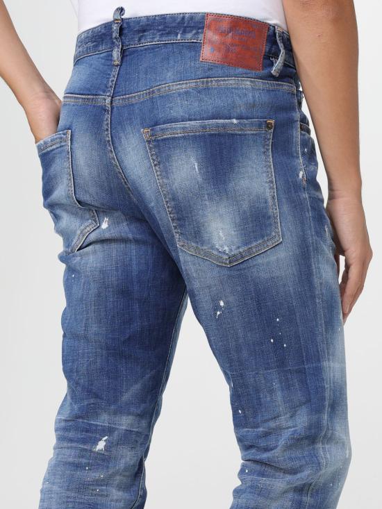 25FW 디스퀘어드2 데님 팬츠 S71LB1711D30010 470 Navy - DSQUARED2