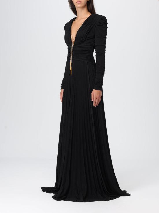 25FW 엘리자베타프랜치 롱 원피스 ABR40 110 Black - ELISABETTA FRANCHI