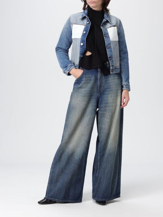 25FW MM6 메종마르지엘라 데님 팬츠 S52LA0262M30017 962 Gnawed Blue - MM6 MAISON MARGIELA