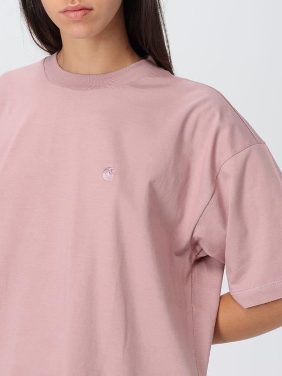 25FW 칼하트 WIP 반팔 티셔츠 I030656 1NJXX Pink - CARHARTT WIP