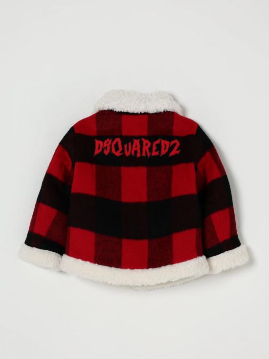 25FW [키즈] 디스퀘어드2 캐주얼 자켓 DQ3142D0AE9 DQ423 Red - DSQUARED2