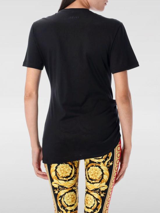 25FW 베르사체 반팔 티셔츠 10204611A14818 1B000 Black - VERSACE