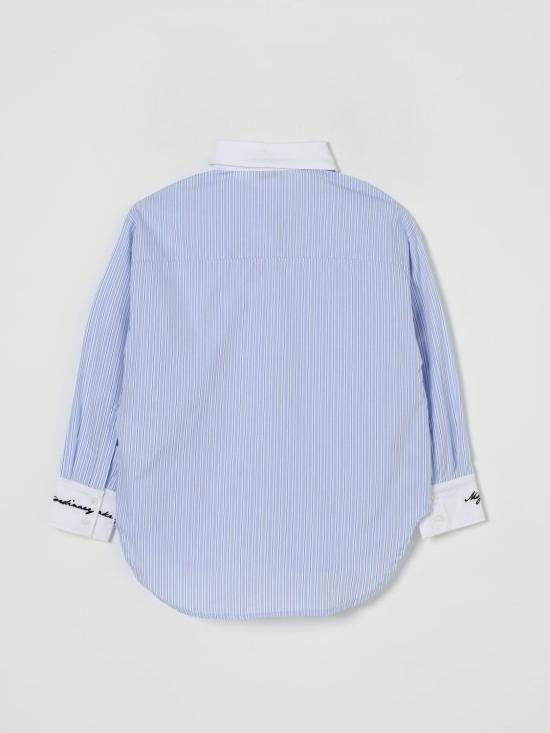 25FW [키즈] 엠에스지엠 셔츠 F5MSJGSI115 050 Gnawed Blue - MSGM