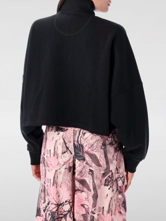 25FW 아디다스 에센셜 하프집 플리스 스웨트셔츠  IW0951 Black - ADIDAS