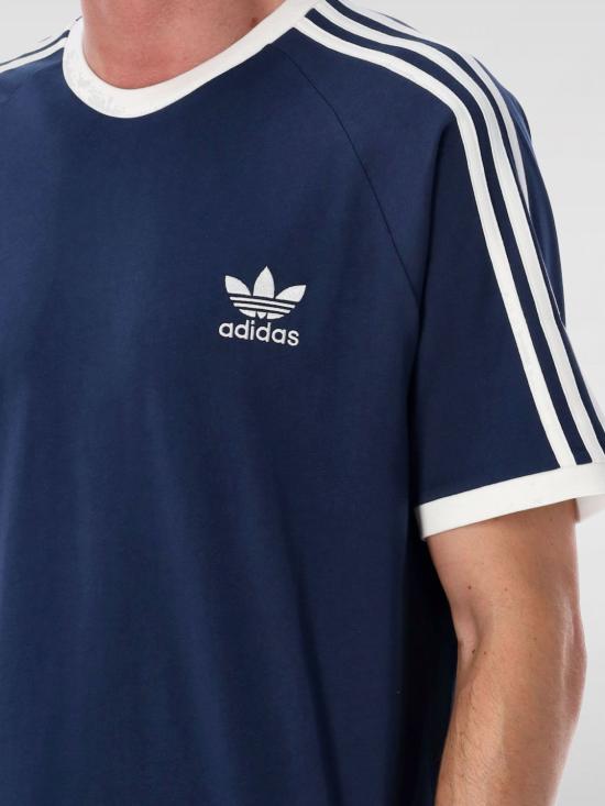 25FW 아디다스 아디컬러 클래식 삼선 티셔츠 IA4850 Navy - ADIDAS