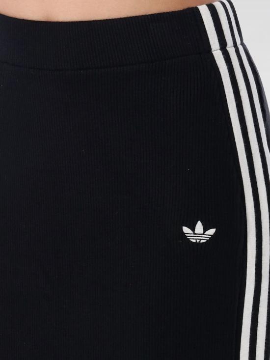 25FW 아디다스 아디컬러 니트 3 스트라이프 스커트 JW2661 Black - ADIDAS