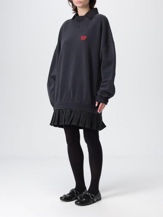 25FW 발렌시아가 롱 원피스 838975TSVC6 1041 Black - BALENCIAGA