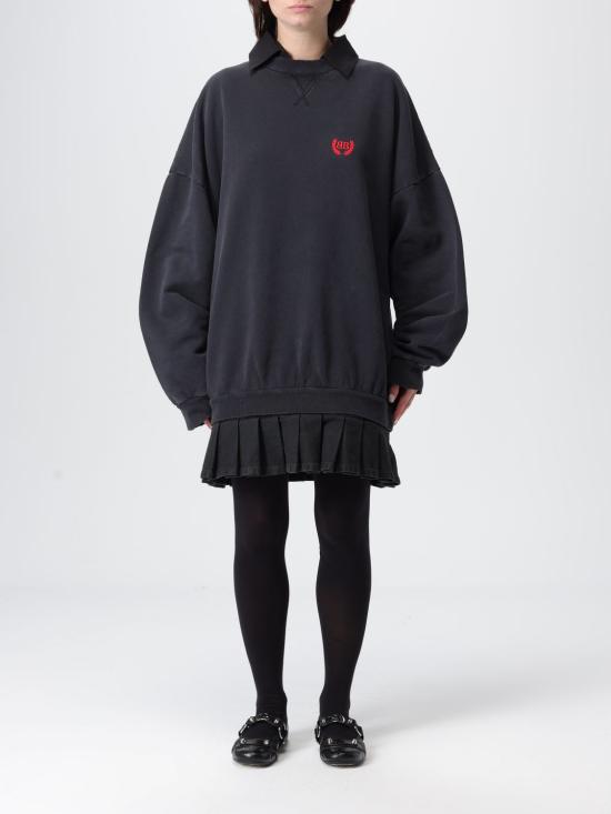 25FW 발렌시아가 롱 원피스 838975TSVC6 1041 Black