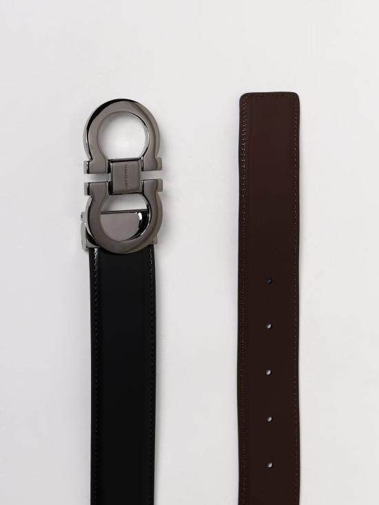 25FW 살바토레 페라가모 가죽 벨트 679535 644557 001 Black - SALVATORE FERRAGAMO