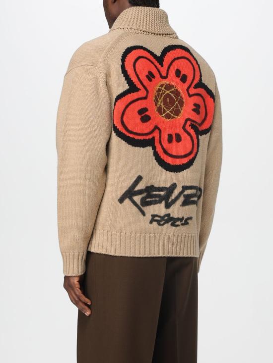 25FW 겐조 스웨터 FF65CA7413CK 11 Beige - KENZO