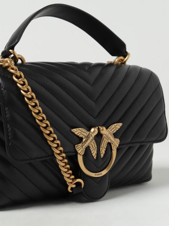 25FW 핑코 토트백 100043A0GK Z99Q Black - PINKO