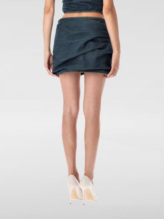 25FW 마그다뷰트림 숏 스커트 311725 VNTG Blue - MAGDA BUTRYM