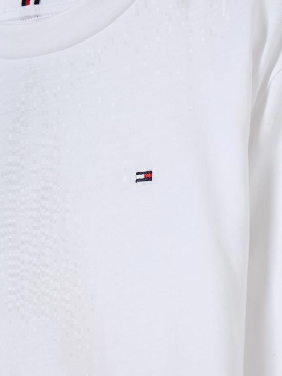 25FW [키즈] 타미힐피거 티셔츠 KB0KB09846 YBR White - TOMMY HILFIGER