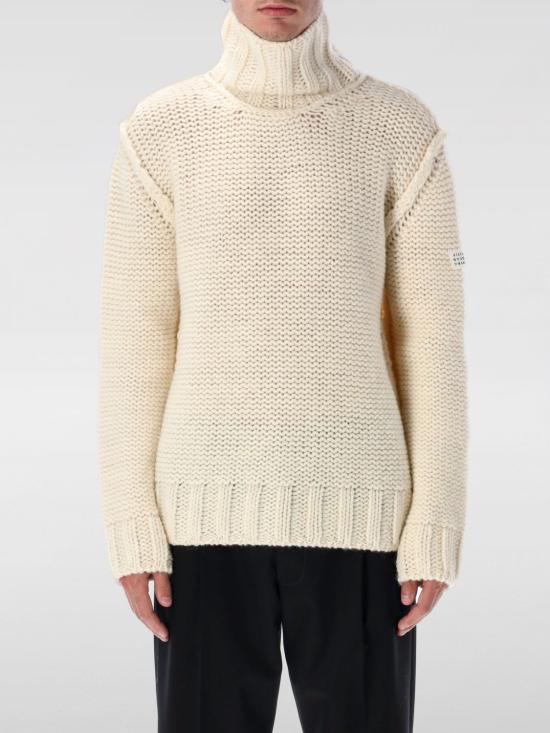 25FW MM6 메종마르지엘라 스웨터 SH2HA0008M13166 101 Beige