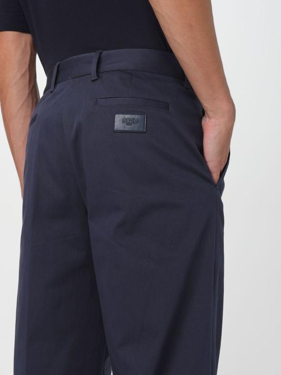 25FW 펜디 스트레이트 팬츠 FB1076AQMV F0PTH Blue - FENDI