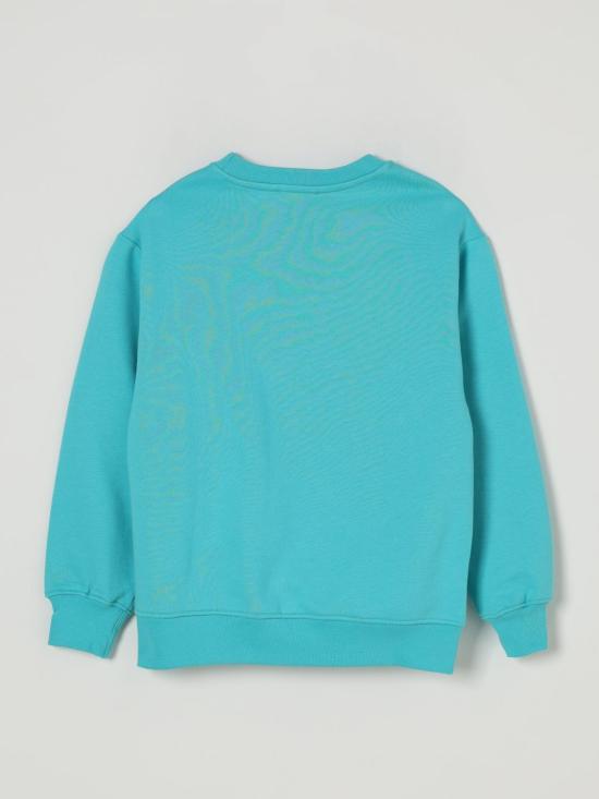 25FW [키즈] 엠에스지엠 풀오버 F5MSJUSW018 MS037 Gnawed Blue - MSGM