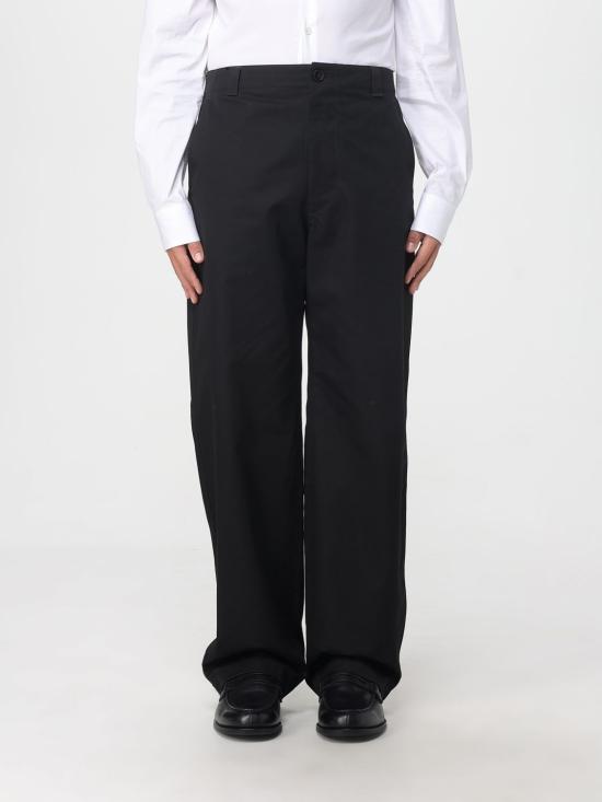 25FW 구찌 웹 디테일 코튼 트윌 팬츠 웹 디테일 코튼 트윌  784049Z7AJV 1000 Black