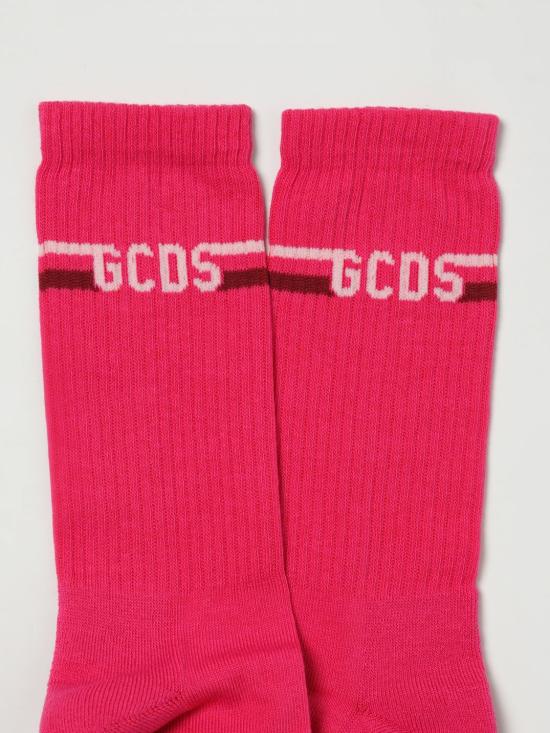 25FW [키즈] 지씨디에스 발목 양말 B2JU3802BA8 59 Fuchsia - GCDS