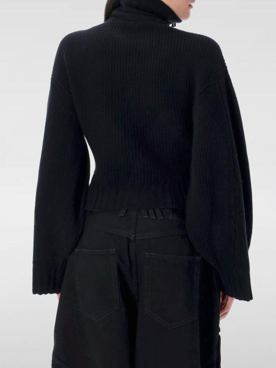 25FW 디 아티코 스웨터 251WCD00009KWS010AA 100 Black - THE ATTICO