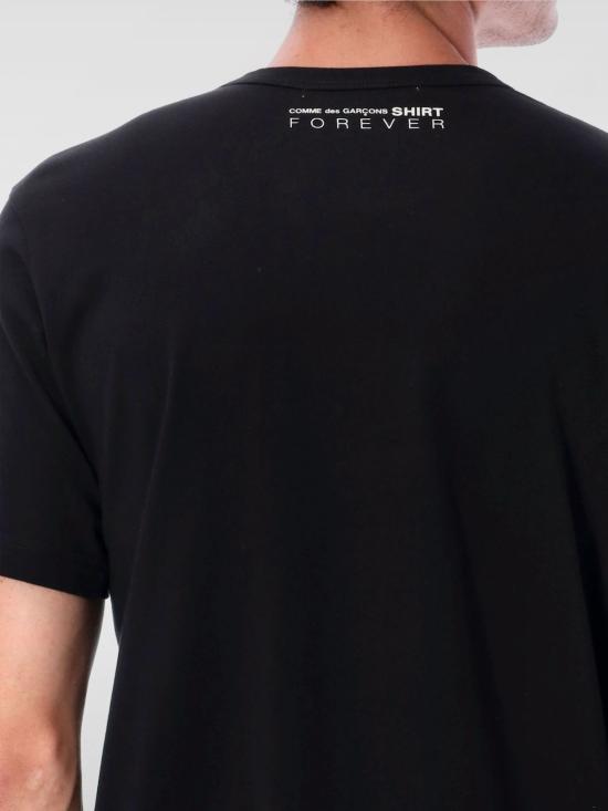 25FW 꼼데가르송 반팔 티셔츠 FZT004051 1 Black - COMME DES GARCONS