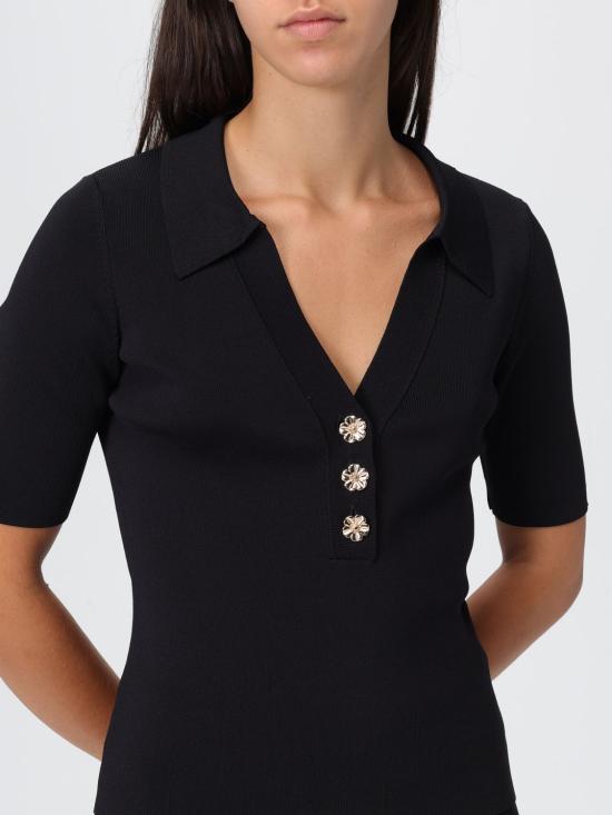 25FW 트윈셋 폴로 티셔츠 252TP3112 00006 Black - TWINSET