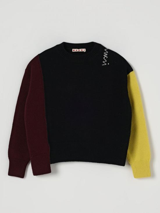 25FW [키즈] 마르니 풀오버 M01629M00VA 0M900 Black