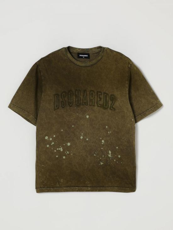 25FW [키즈] 디스퀘어드2 티셔츠 DQ2984D0AE2 DQ518 Green