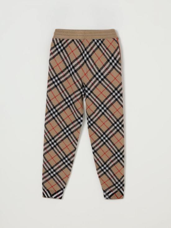 25FW [키즈] 버버리 트레이닝/조거 팬츠 8113327 B9368 Beige - BURBERRY