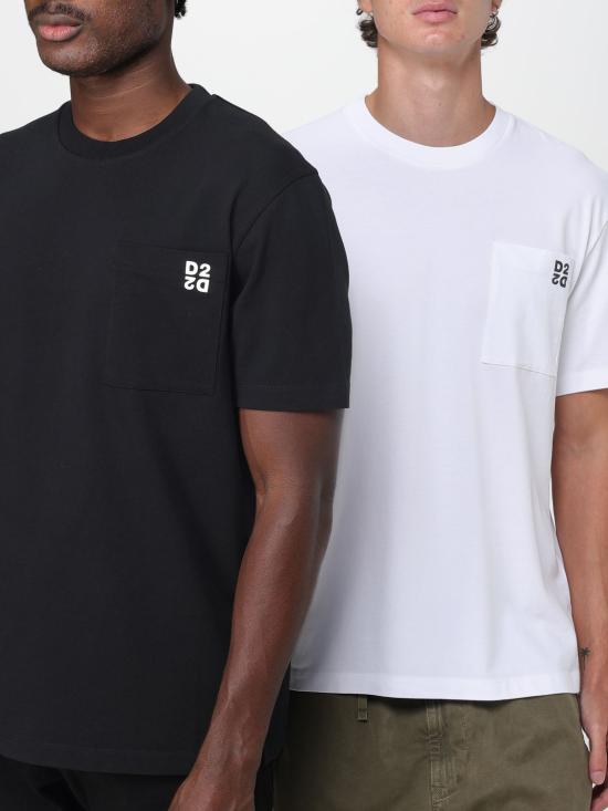 25FW 디스퀘어드2 반팔 티셔츠 S74GD1475D20033 693 Multicolor - DSQUARED2