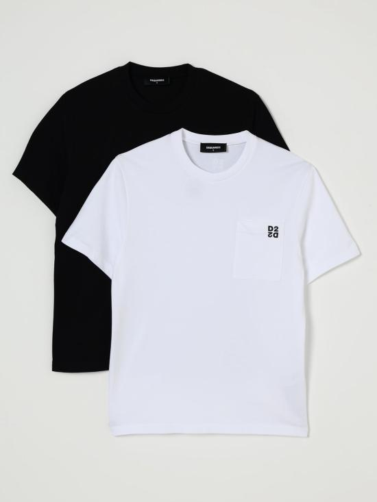 25FW 디스퀘어드2 반팔 티셔츠 S74GD1475D20033 693 Multicolor - DSQUARED2