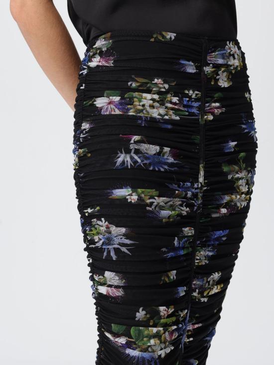 25FW 블루마린 미디 스커트 4G087A F9905 Black - BLUMARINE