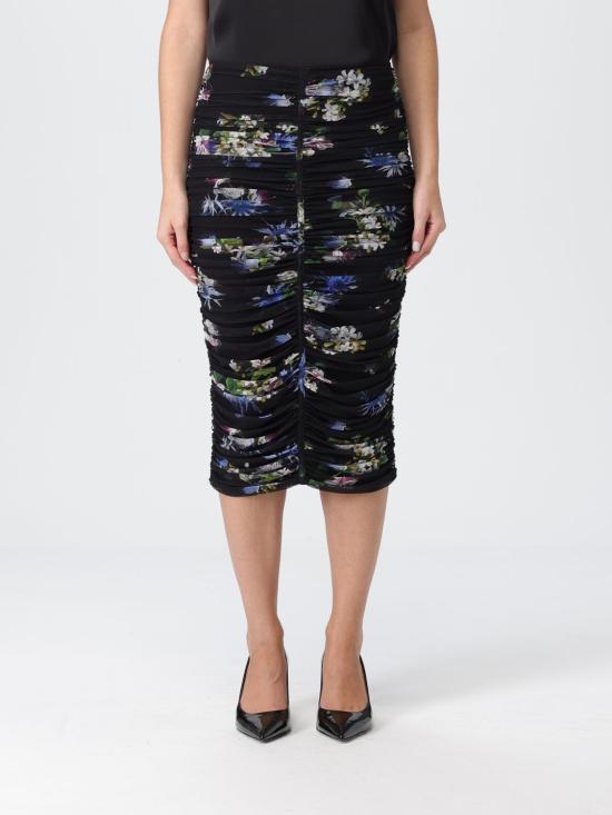 25FW 블루마린 미디 스커트 4G087A F9905 Black