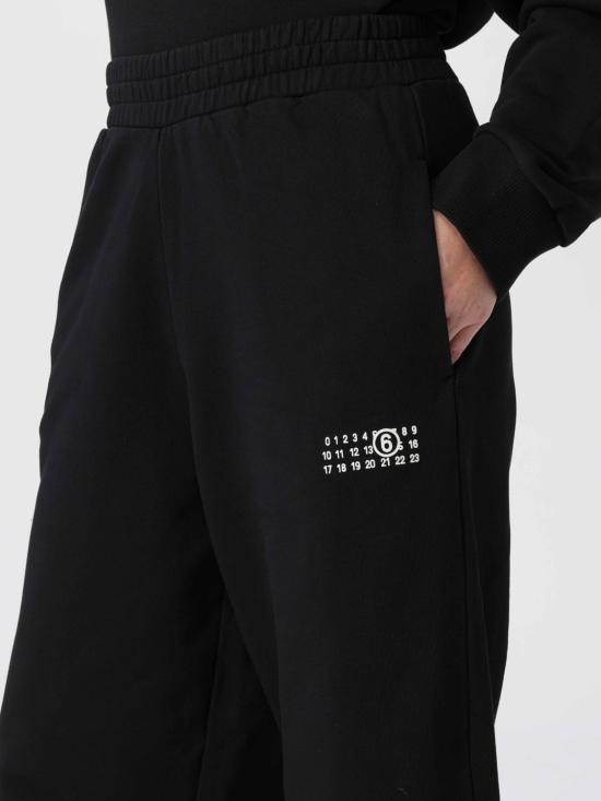 25FW MM6 메종마르지엘라 스트레이트 팬츠 S52KA0546M25025 900 Black - MM6 MAISON MARGIELA