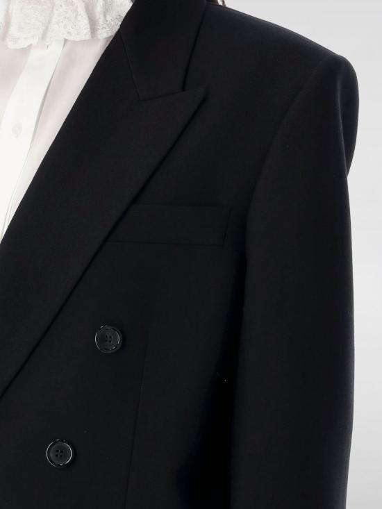 25FW 생로랑 자켓 843367Y7B73 1000 Black - SAINT LAURENT