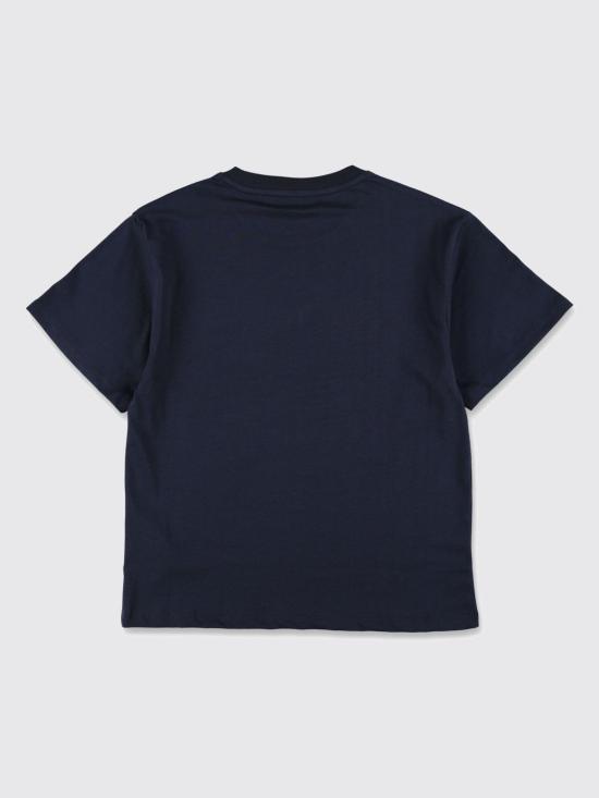 25FW [키즈] 겐조 티셔츠 K61505 845 Marine - KENZO