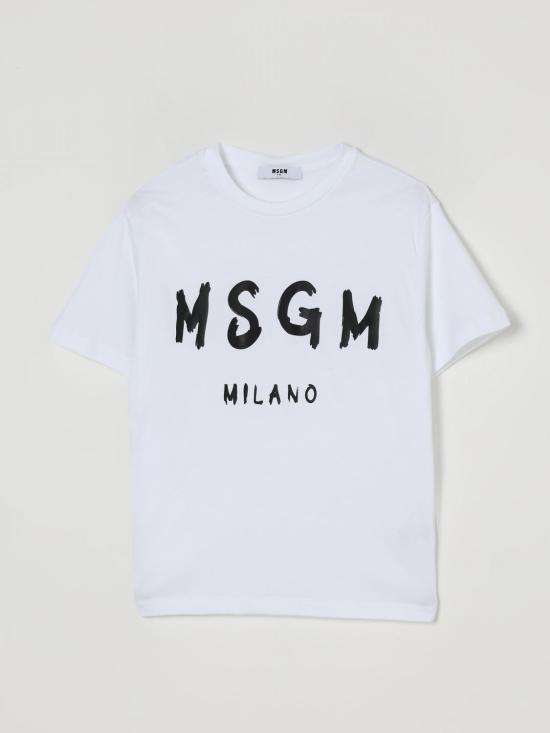 25FW [키즈] 엠에스지엠 티셔츠 F5MSJUTH007 001 White