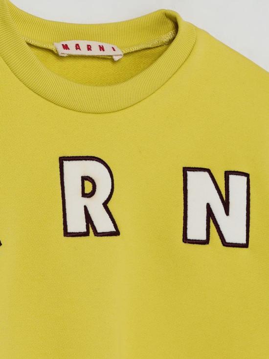 25FW [키즈] 마르니 풀오버 M01193M00V0 0M222 Yellow - MARNI