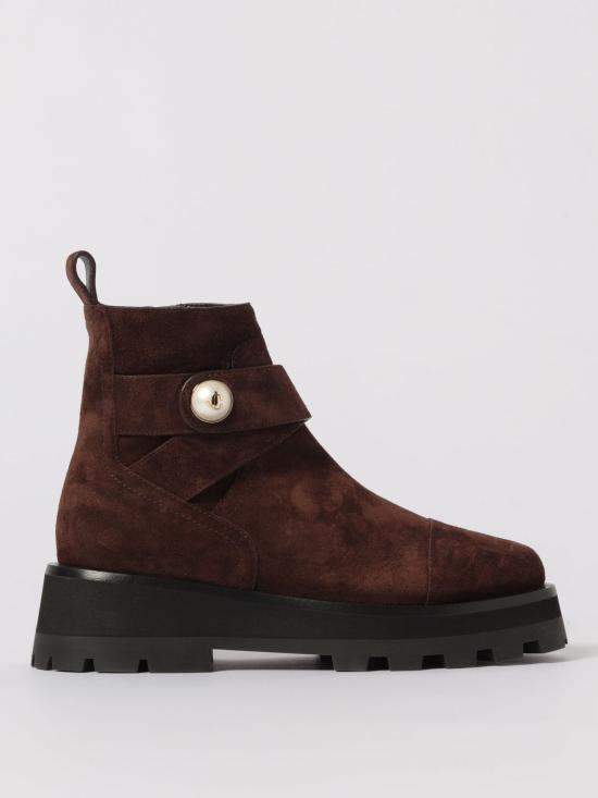 25FW 지미추 부츠 MEENAFLATSVV CHOCOLATE Cocoa