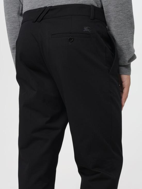 25FW 버버리 코튼 치노 팬츠  8110608 Black - BURBERRY