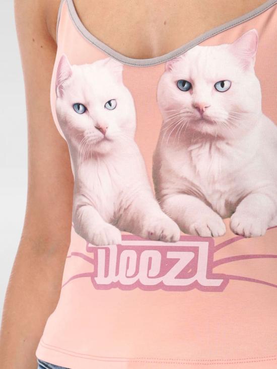 25FW 디젤 탑 A196150HQAH 38V Pink - DIESEL