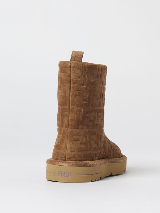 25FW 펜디 아프레 시크 FF 스웨이드 로우 부츠 8T8606ASA1 F0C23 Tobacco - FENDI
