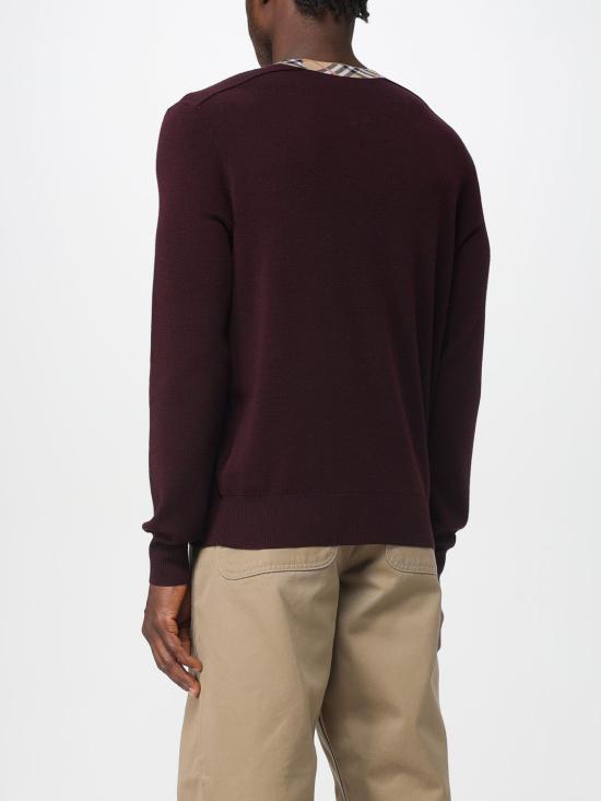 25FW 버버리 캐시미어 크루 넥 스웨터 8113789 Mahogany - BURBERRY