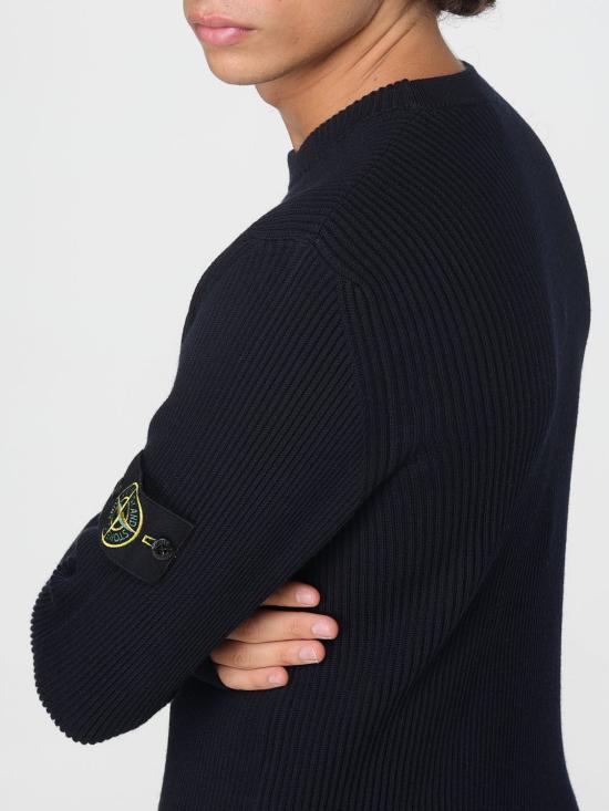 25FW 스톤 아일랜드 스웨터 5100053S00C2 V0020 Blue - STONE ISLAND