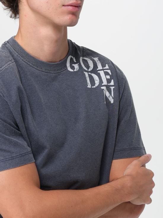 25FW 골든구스 반팔 티셔츠 GMP01220P00213650100 Blue - GOLDEN GOOSE