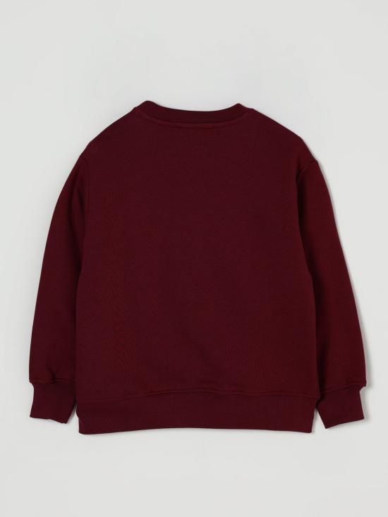 25FW [키즈] 엠에스지엠 풀오버 F5MSJUSW018 MS034 Burgundy - MSGM