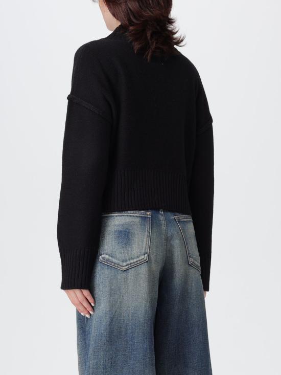 25FW MM6 메종마르지엘라 터틀넥 S52HA0285M13044 900 Black - MM6 MAISON MARGIELA